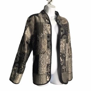 BonWorth | Boho Patchwork Embroidered Open Jacket •